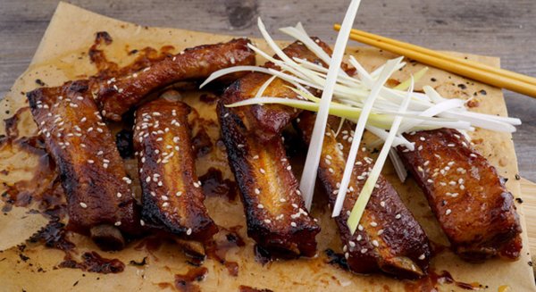 Spare Ribs auf asiatische Art.